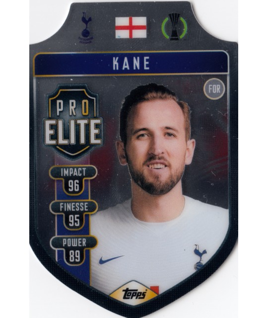 TOPPS MATCH ATTAX UEFA CHAMPIONS LEAGUE 2021-2022 Chrome Pro Elite Harry Kane (Tottenham Hotspur)